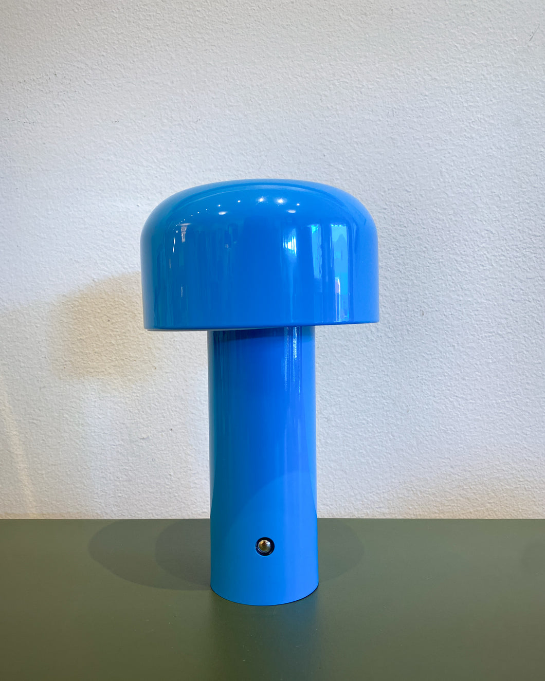 Blue Mushroom LED Lamp