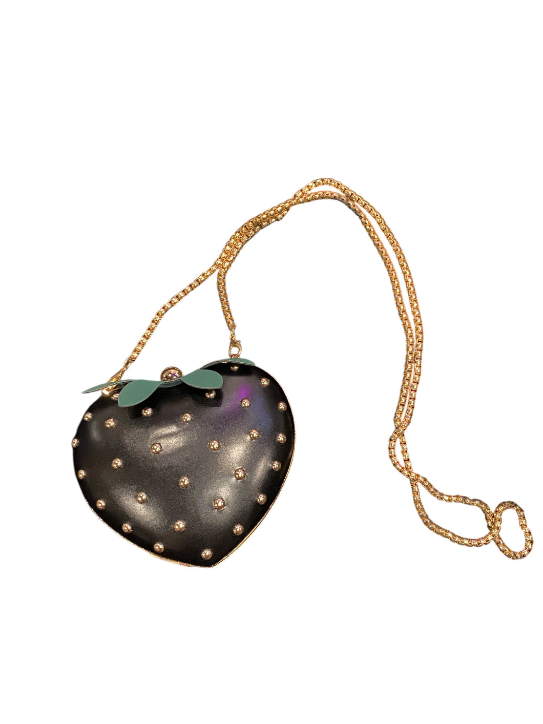 Studded Strawberry Purse