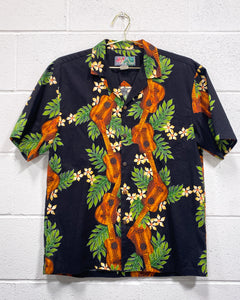 Island Styles “Ukulele” Button Up Shirt (M)