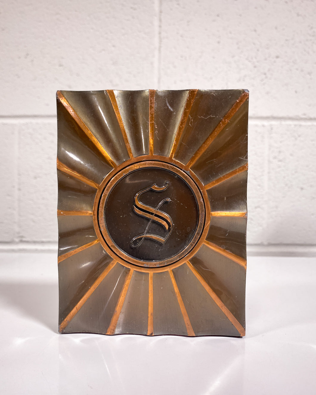 Vintage Singular “S” Bookend