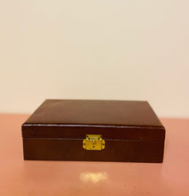 Load image into Gallery viewer, 50s Leather Jewelry Box
