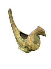 Load image into Gallery viewer, Japanese Gold Gilt Cast Iron Incense Burner Bird
