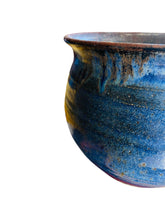 Load image into Gallery viewer, Cobalt Blue Glaze Bulbous Pot
