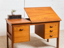Load image into Gallery viewer, Teak Desk with Flip Top
