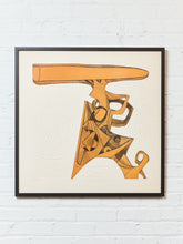 Load image into Gallery viewer, Large Embeded Rusty Geometric Abstract by Eva Koloswary
