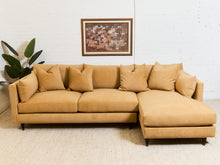 Load image into Gallery viewer, Alessandro Chaise Sectional in Zayden Honey
