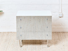 Load image into Gallery viewer, Vintage 1970’s Drawer Atomic Glass Dresser
