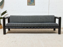 Load image into Gallery viewer, Vintage 1970s Black Lacquered Sofa
