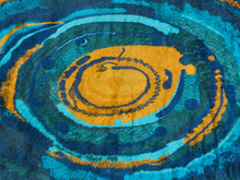 Load image into Gallery viewer, Vintage Teal Authentic Rya Rug Extra Large Mid-Century
