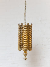 Load image into Gallery viewer, Italian 1960’s Vintage pair of Gold Draped Swag Lamps
