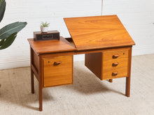 Load image into Gallery viewer, Teak Desk with Flip Top
