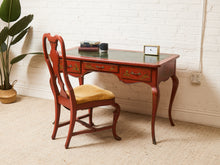 Load image into Gallery viewer, Louis XV Style Chinoiserie Writing Desk by Baker with Matching Chair
