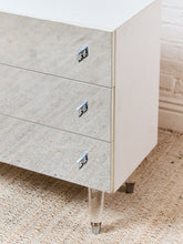 Load image into Gallery viewer, Vintage 1970’s Drawer Atomic Glass Dresser
