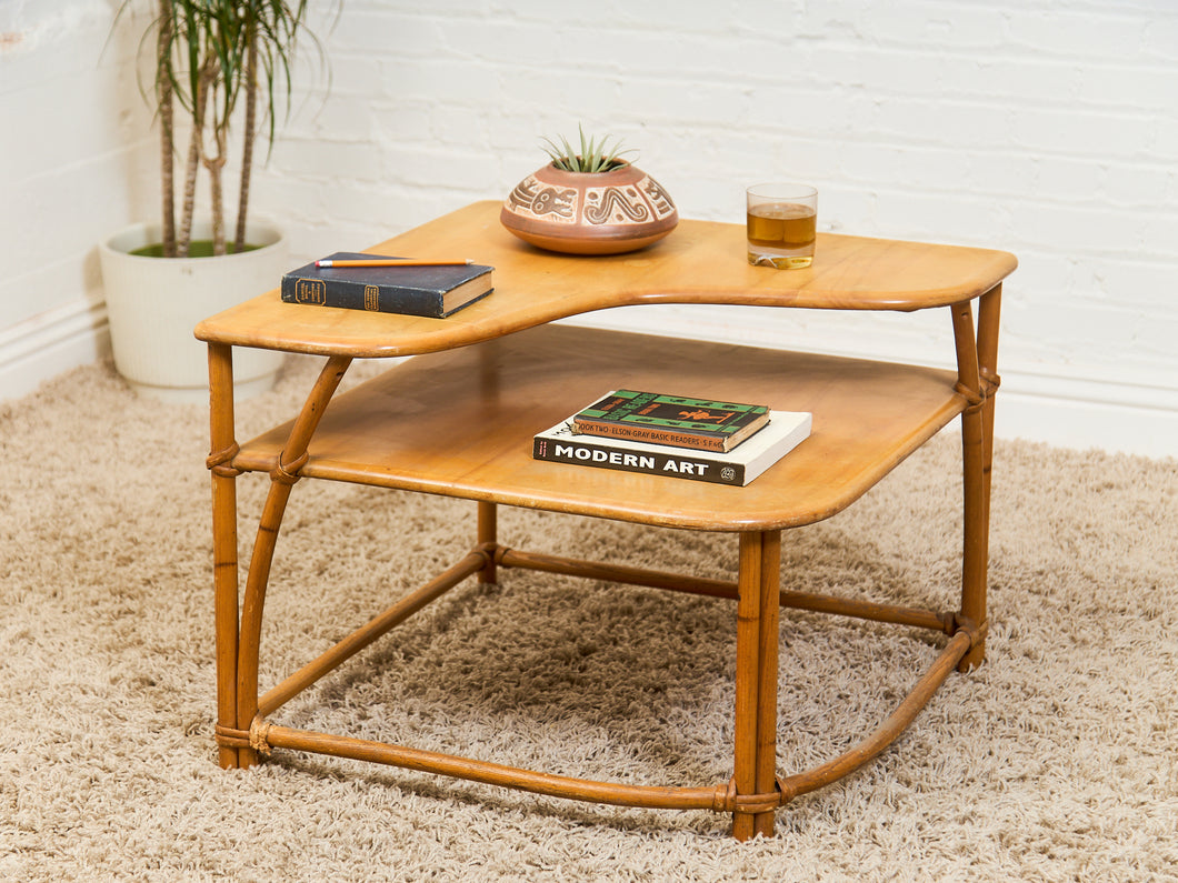 Heywood Wakefield Two Tier Side Table