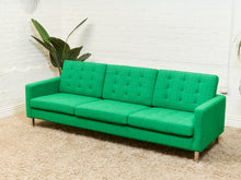 Load image into Gallery viewer, Don Sofa in Grass Green Tweed
