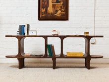 Load image into Gallery viewer, Sunbeam Exclusive Solid Walnut Atomic Console
