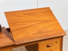 Load image into Gallery viewer, Teak Desk with Flip Top

