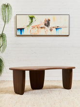 Load image into Gallery viewer, Wood Coffee Amoeba Table
