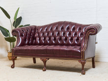 Load image into Gallery viewer, Chesterfield Vintage Rolled Arm Librarian, Sofa
