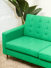 Load image into Gallery viewer, Don Sofa in Grass Green Tweed
