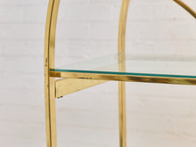 Load image into Gallery viewer, Vintage Brass Arched Etagere designed by Milo Baughman for Design Institute of America (DIA)
