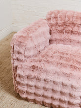 Load image into Gallery viewer, Shaggy Pink Sofa
