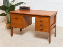 Load image into Gallery viewer, Teak Desk with Flip Top
