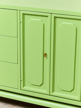 Load image into Gallery viewer, Key Lime Hollywood Regency Dresser
