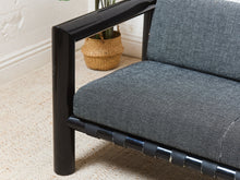 Load image into Gallery viewer, Vintage 1970s Black Lacquered Sofa
