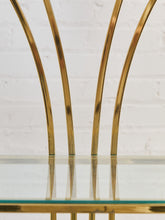 Load image into Gallery viewer, Vintage Brass Arched Etagere designed by Milo Baughman for Design Institute of America (DIA)
