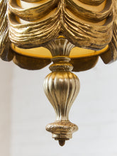 Load image into Gallery viewer, Italian 1960’s Vintage pair of Gold Draped Swag Lamps
