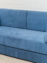 Load image into Gallery viewer, Blue Boxy Sofa
