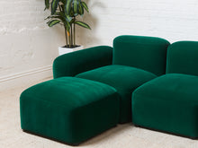 Load image into Gallery viewer, Kelly Green Velvet Modular Sofa
