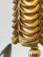 Load image into Gallery viewer, Italian 1960’s Vintage pair of Gold Draped Swag Lamps
