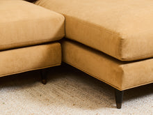 Load image into Gallery viewer, Alessandro Chaise Sectional in Zayden Honey
