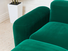 Load image into Gallery viewer, Kelly Green Velvet Modular Sofa
