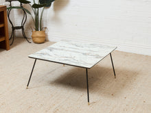 Load image into Gallery viewer, Faux Marble 1960’s Coffee Table
