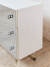 Load image into Gallery viewer, Vintage 1970’s Drawer Atomic Glass Dresser
