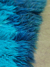 Load image into Gallery viewer, Vintage Teal Authentic Rya Rug Extra Large Mid-Century
