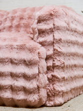 Load image into Gallery viewer, Shaggy Pink Sofa

