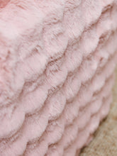 Load image into Gallery viewer, Shaggy Pink Sofa
