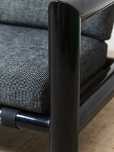 Load image into Gallery viewer, Vintage 1970s Black Lacquered Sofa
