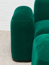 Load image into Gallery viewer, Kelly Green Velvet Modular Sofa
