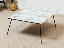 Load image into Gallery viewer, Faux Marble 1960’s Coffee Table
