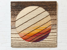 Load image into Gallery viewer, Mid-century Vintage Geometric Fiber Art 1970s
