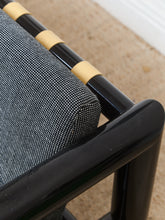 Load image into Gallery viewer, Vintage 1970s Black Lacquered Sofa
