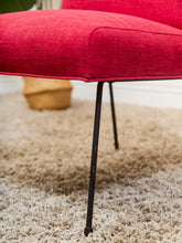 Load image into Gallery viewer, Milo Baughman for Pacific Iron in Viper Red
