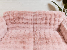 Load image into Gallery viewer, Shaggy Pink Sofa
