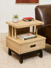 Load image into Gallery viewer, 2 Tier Side Table with Drawer
