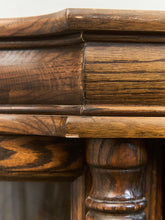 Load image into Gallery viewer, Antique Circa 1900 Bow Front Quarter Sawn Oak China Cabinet Hutch Display
